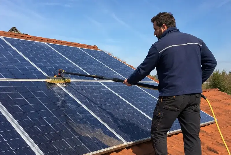Nettoyage et entretien de panneaux solaires à Lorient